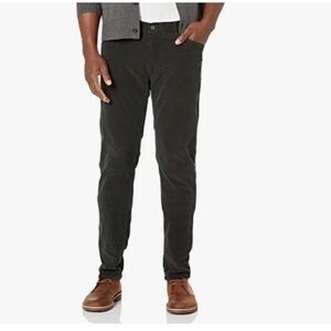 New AG Adriano Goldschmied Sz 38 Men's Tellis Modern Black Cords Slim